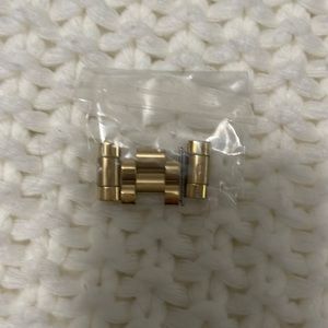 Gold watch links